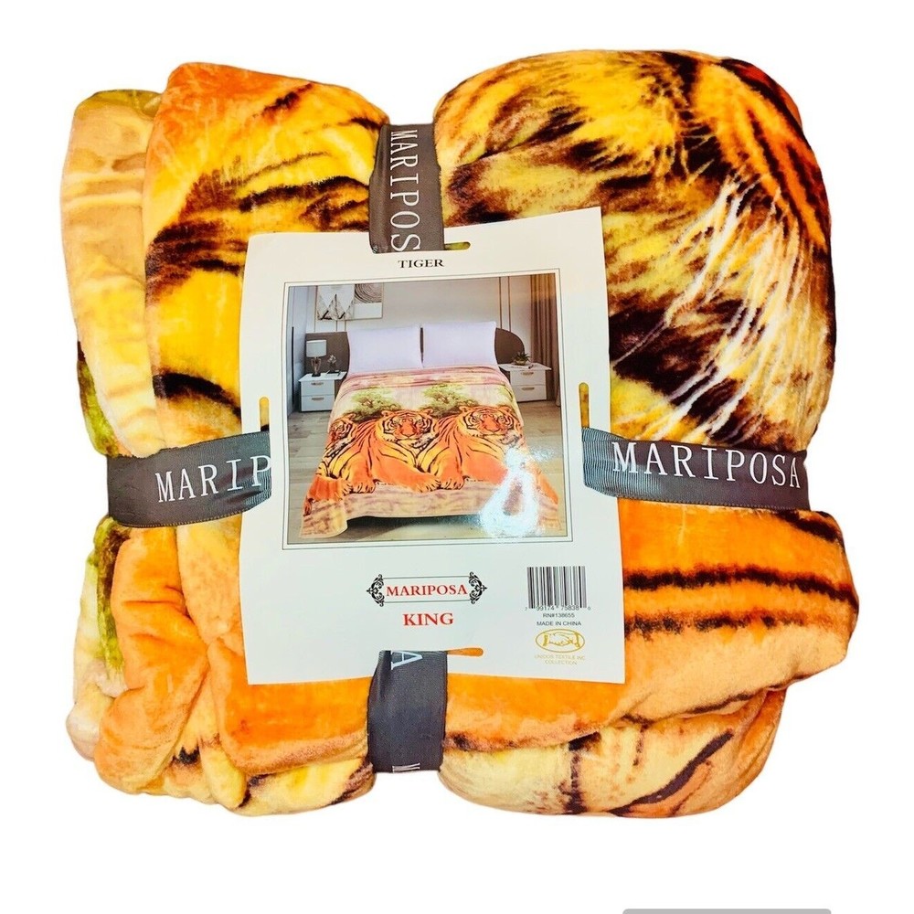Worlds Softest King Size Comforter Tiger Print